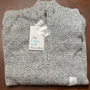 Croft & Barrow men’s extra soft 1/4 zip sweater
